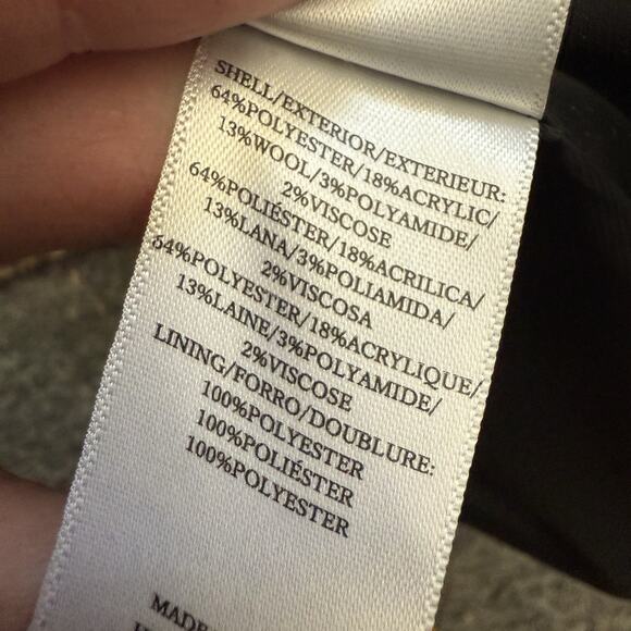 Rails Blazer Women Small Cody Double Breasted Wool Blend Tween Plaid Two Tone - Picture 10 of 12